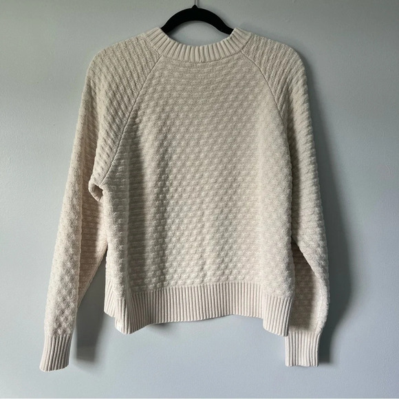 Lululemon Texture Play Crew Sweater Pullover Long Sleeve Knit Ribbed Vapor 8 - Picture 9 of 12